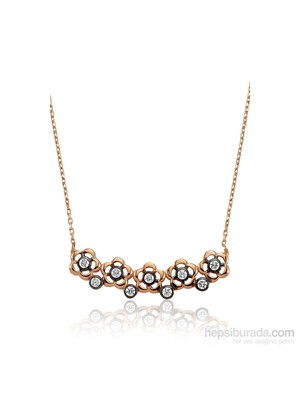 KENPAZAR Olivin Accesories Gümüş Papatya Kolye 432666