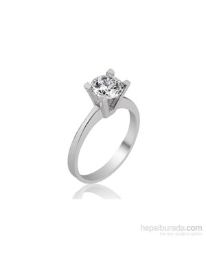 Olivin Accessories Gümüş Tektaş Yüzük 605564