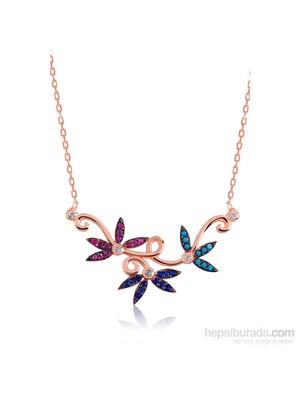 KENPAZAR Bayan Lili Gümüş Sevgi Dalı Kolye