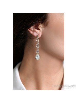Olivin Accesories Taşlı Salkım Küpe 447086