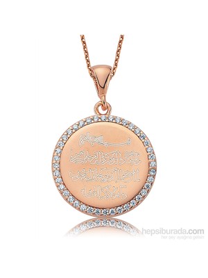 KENPAZAR Bayan Lili Gümüş Nazar Duası Kolye