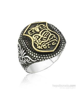 Gumush Kadem-i Şerif Gümüş Erkek Yüzük
