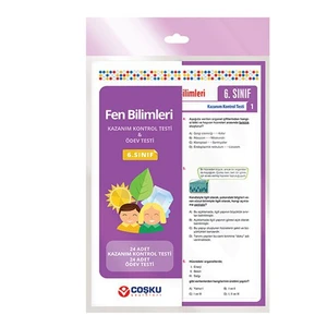 6 Sınıf Fen Bilimleri Kazanım Kontrol Testi Coşku Yay