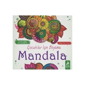 Çocuklar İçin Boyama Mandala