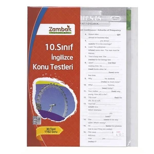 Zambak Yayınları 10.Sınıf İngilizce Yaprak Test