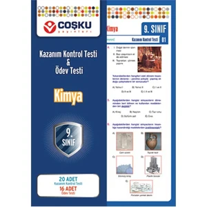 Coşku Yayınları 9.Sınıf Kimya Yaprak Testleri