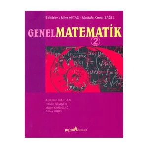 Pegem Akademi Yayıncılık Genel Matematik 2