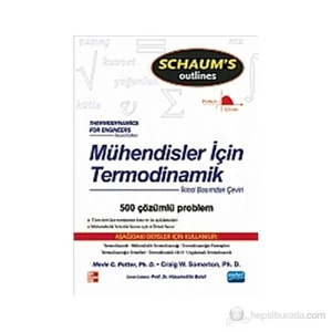 Mühendisler İçin Termodinamik / Thermodynamics For Engineers-Craig W. Somerton