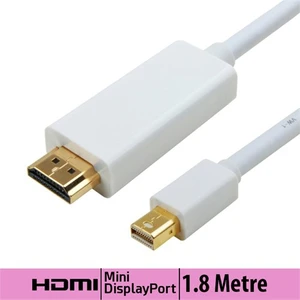 Ti-Mesh Mac İçin Hdmı Kablo - Altın Uçlu Mini Dp / Hdmı - 1,8M - Beyaz