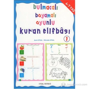 Bulmacalı, Boyamalı ve Oyunlu Kuran Elifbası