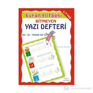 Kuran Elifbası Bitmeyen Yazı Defteri (4-7 yas) - Asım Uysal