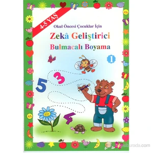 Zekâ Geliştirici Bulmacalı Boyama 4-5 Yaş - Asım Uysal