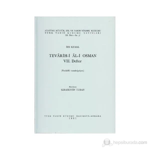 Tevarih-İ Al-İ Osman 7. Defter