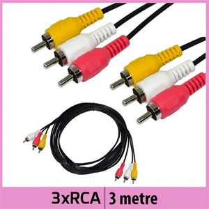 Ti-Mesh 3Rca Ses/Görüntü Kablosu - 3M