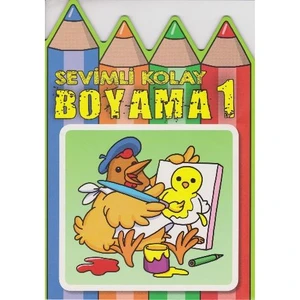 Sevimli Kolay Boyama 1 - Cuberdon Books