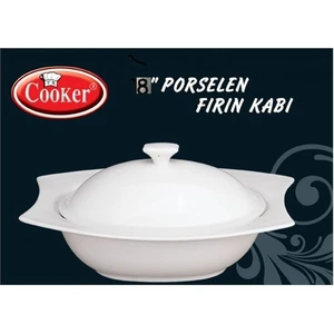 8 " Porselen Fırın Kabı