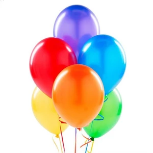 50 Adet Metalik Uçan Balon