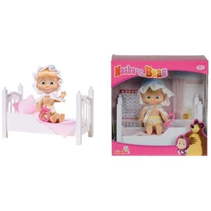 Engin Oyuncak Bebek Set Masha Yataklı/Emzikli