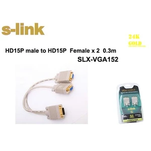 Slx-Vga152 Vga To 2 Vga Çoklayıcı Kablosu