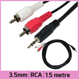 Ti-Mesh 3.5Mm Erkek / 2Rca Erkek Ses Kablosu - 1,5M