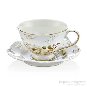 Noble Life Krem Dantel 6Lı Çay Seti