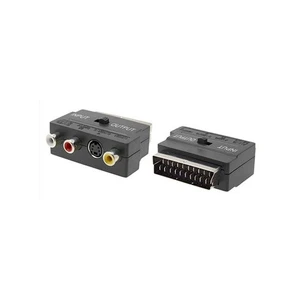 3Rca To Scart Audio Video Adaptör İn-Out Anahtarlı