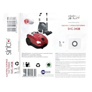 Sinbo Svc-3438 Elektrikli Süpürgeye Uyumlu Toz Torbası