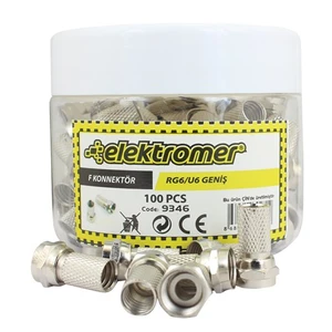 Rg6/U6 F Konnektör 100 Lü Kutu