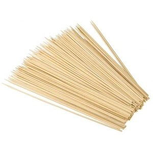 Ahşap Çöp Şiş Çubuğu 100 Adet 20 Cm