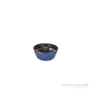 Borulu Kek Kalıbı Mavi 22 Cm