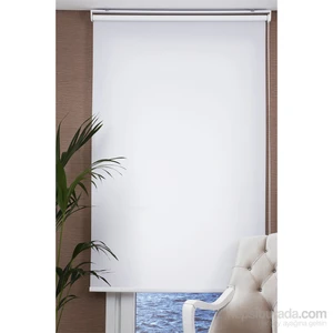 Ekonomik Stor Perde Beyaz 130x270