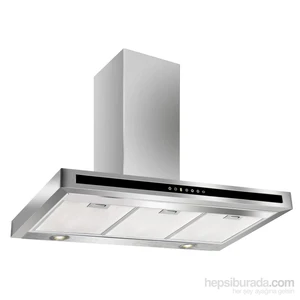 F10 90 cm Inox Sessiz Davlumbaz