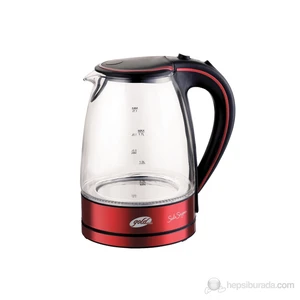 GKT-7311R Lady 1,7 lt Gizli Rezistanslı Cam Su Isıtıcı