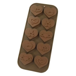 Kalpli 10'lu Çikolata Kalıbı