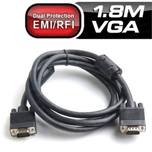 1.8m Ferrit Core EMI/RFI Filtreli VGA Monitör Kablosu (DK-CB-VGAL180)