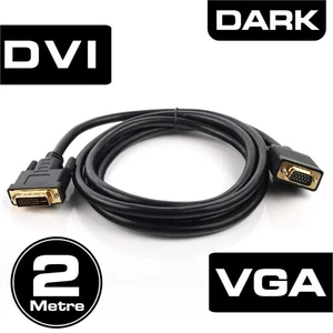 2m VGA - DVI (24+5) Çift Yönlü Görüntü Bağlantı Kablosu (DK-CB-DVIXVGAL200)
