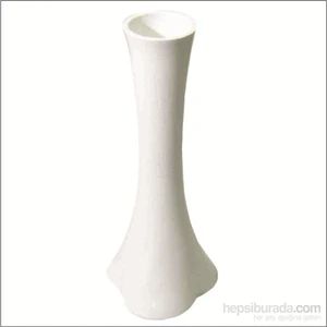 Kırılmaz Fil Ayağı 40 cm Beyaz Vazo