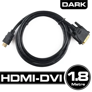 DARK DK-CB-DVIXHDMIL180 1.8metre HDMI-DVI (24+1) Görüntü Kablosu 1.4v