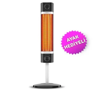 CH 1800 XE 1800 Watt Karbon Infrared Isıtıcı + Ayak Hediyeli CH-1800XE