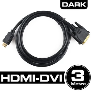 3m DVI - HDMI Çift Yönlü Görüntü Bağlantı Kablosu