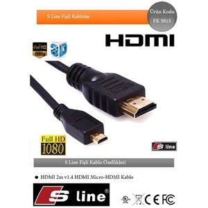 Fk5015 Hdmı-Microhdmı 1,5 Metre Kablo