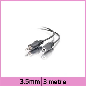 Ti-Mesh 3.5Mm Stereo Ses Uzatma Kablosu - Siyah - 3M