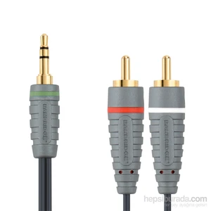 BAL3402 3.5mm to 2xRCA 2m Audio Kablo