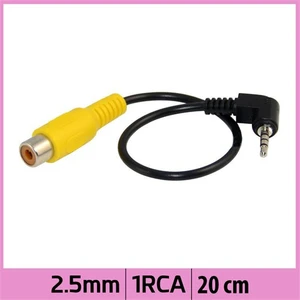 Ti-Mesh 2.5Mm 4 Kutuplu Dik Açılı Trrs Stereo Fono 1Rca Ses Kablosu - 20Cm