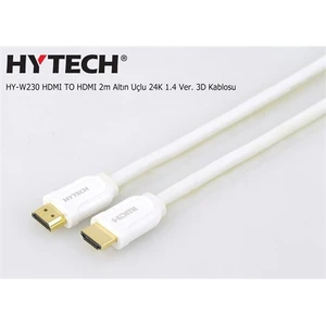 Hy-W230 Hdmı To Hdmı 2M Altın Uçlu 24K 1.4 Ver. 3D Kablosu
