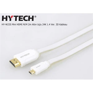 Hy-W235 Mini Hdmı M/M 2M Altın Uçlu 24K 1.4 Ver. 3D Kablosu