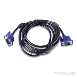 VGA1.5 15 Pin Filtreli 1.5M Erkek Erkek Monitör Kablo (Q-VGA1.5)