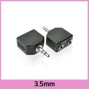 Ti-Mesh 3.5Mm Stereo Plug / 2 X 3.5Mm Stereo Jack Splitter Çoklayıcı - Siyah