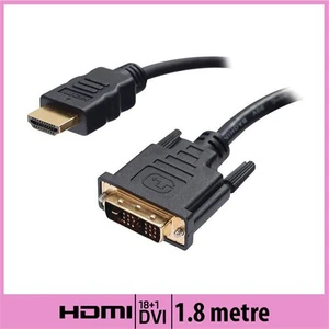 Ti-Mesh Hdmı To Dvı(18+1) Kablo Yuvarlak Kenarlı - Siyah - 1,8M