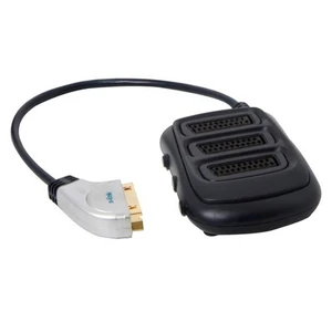 Slx-Sc35 Scart To 3 Scart Çoklayıcı Metal Kasa Altın Uçlu Kablo